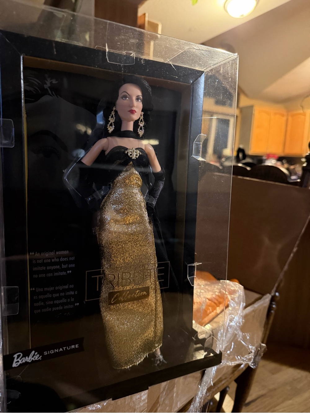 Signature Tribute Collection Gold Evening Gown Doll
